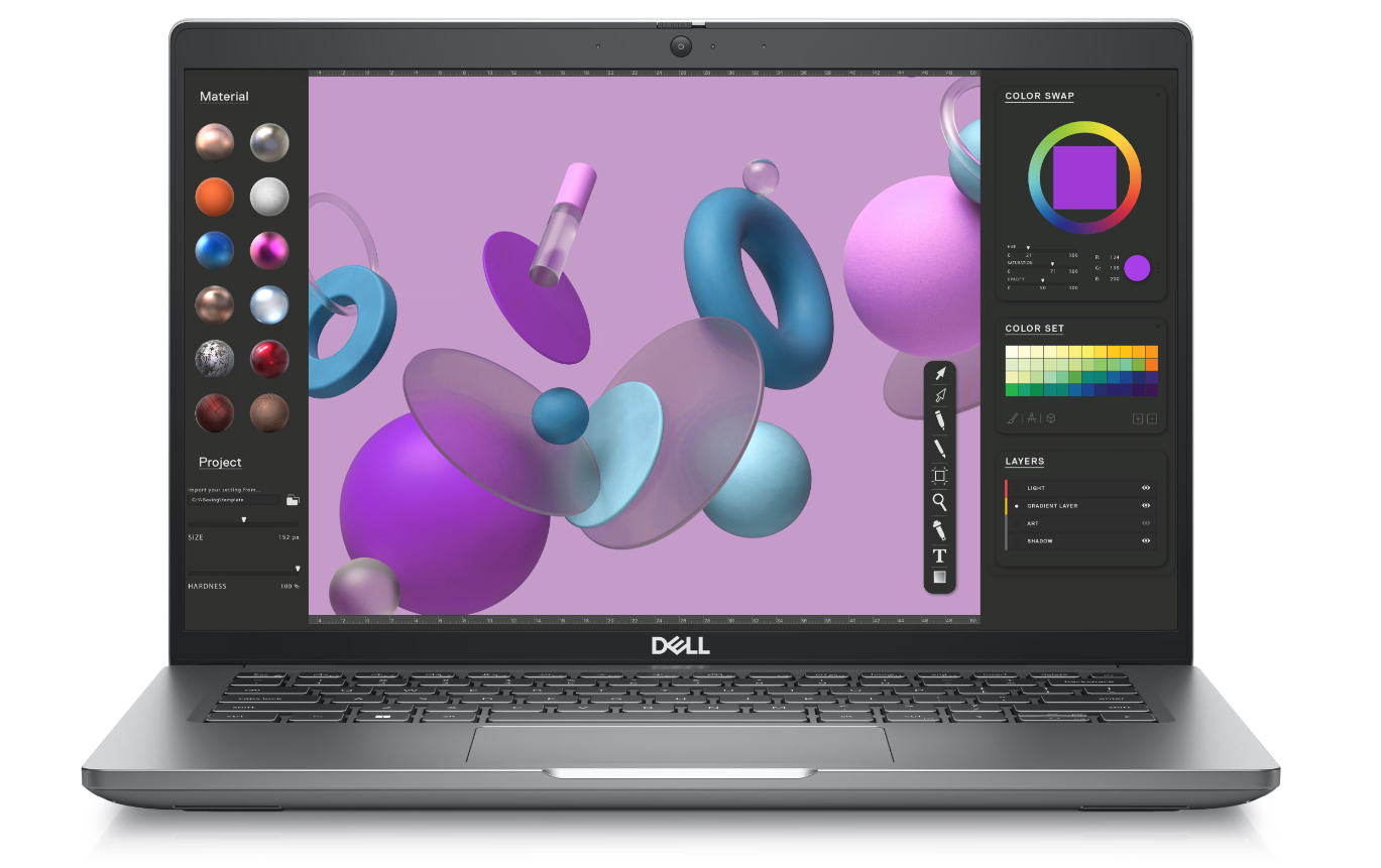 Dell Precision 3480 CAD Laptop i7-1360P 14" FHD 32GB 512GB RTX A500 CAM MIC - NBD Onsite Warranty 04-2027 (SR) - Out of stock
